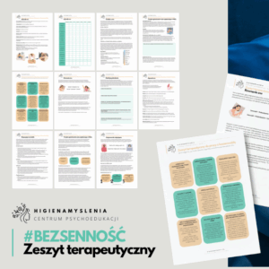BEZSENNOŚĆ Zeszyt terapeutyczny